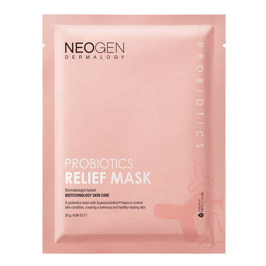 [NeoGen] DERMALOGY PROBIOTICS RELIEF MASK (25ML X 5 SHEETS)