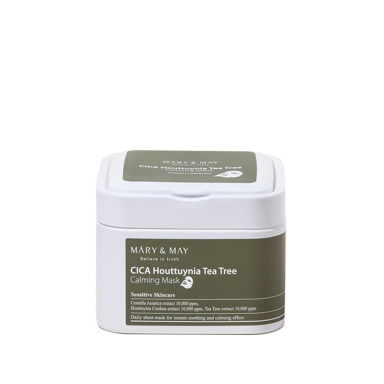 [MARY&MAY] Cica Houttuynia cordata Tea Tree Calming Mask Pack - 30 sheets