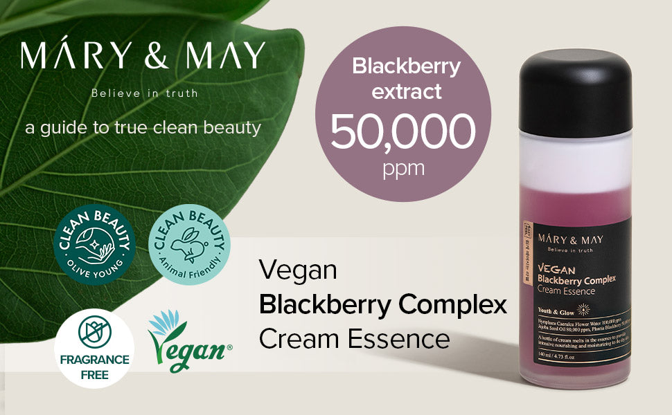 [MARY&MAY] Vegan Blackberry Complex Cream Essence 30ml [Miniature]