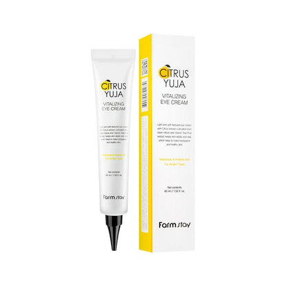 [Farmstay] Citrus Yuja Vitalizing Eye Cream 45ml - Yulbu